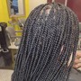 **Large Knotless Box Braids**