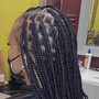 **Large Knotless Box Braids**