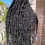 Weave with netting 4 to 5 bundles