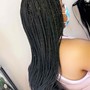 Ghana Braids ( All back large)