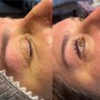 Eyelash lift and tint