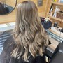 Full Balayage does not include tone or cut