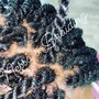 Crochet Braids with Braided Hair