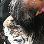 Beard shampoo and steam