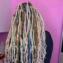 Soft locs with curls ($60 DEPOSIT REQUIRED ADD HAIR COLOR TO NOTES)