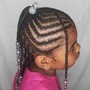 Small-Medium(Knotless)Box Braids (kids)