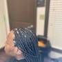 Loc retwist/shampoo (fade/taper)