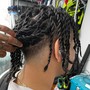 Cornrows (2 braids straight back)