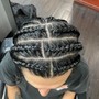 Cornrows (4 braids)