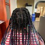 Box Braids (medium parting/ no hair added)