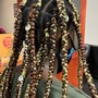 Box Braids (medium parting/ no hair added)