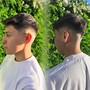 Men's Clipper Fade w/ Shear Cut On top