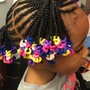 Kid's Knotless braids ( kids from 4 to 11 years. Price is for large knotless braids)