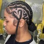 Freestyle tribal Goddess Braids