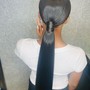 Half Up/Half Down Ponytail Quickweave