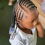 Braids w/ Natural Hair (Kids: Ages 5-13)