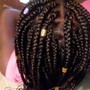 Box Braids small traditional