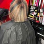 Slicing hair color technique