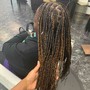 Smedium Knotless Braids - Butt Length