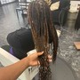 Smedium Knotless Braids - Butt Length