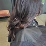 Parcial Lowlights shoulder length hair