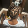 Kid's Feed-In Ponytail Braids