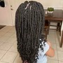 Small Knotless Box Braids