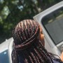 Medium knotless braids