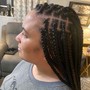 Small Knotless Box Braids