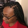 Small Knotless Box Braids