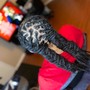 Medium knotless braids