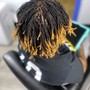 Short Retwist above shoulder