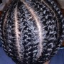 Cornrows braid extension