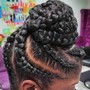 Designer Crochet ponytail