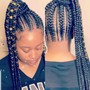 feed in braids with a Quick weave Cash Only