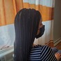 Box Braids shorter  medium