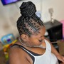 Scalp Braids over Crochet