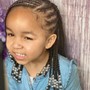 Kid's knotless braids Medium 3 -10 Years Old