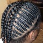 6 feed ins Braids