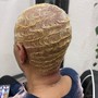 Hair Cut with carving designs