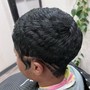 90° hair cut  wet or dry haircut