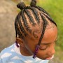 Kid's Box/knotless Braids