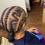 2 feed in braids