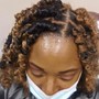 Short Hair Starter Locs  on Natural Hair