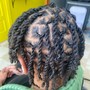 Two Strand Twist Loc Style