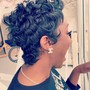 Pixie Cut with curls