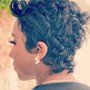 Pixie Cut with curls