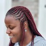 Boho knotless braids (medium)