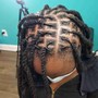 Starter Top Locs (no side hair or back) LocSmith Technique