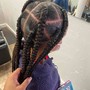 Kid's knotless Braids 3-10